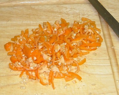 chopped Habanero