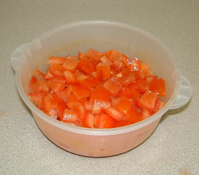 chopped tomatoes