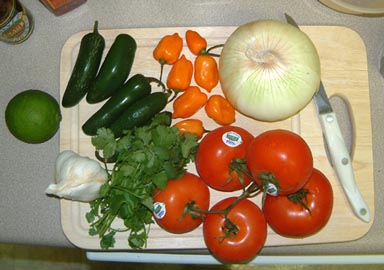 salsa vegtables